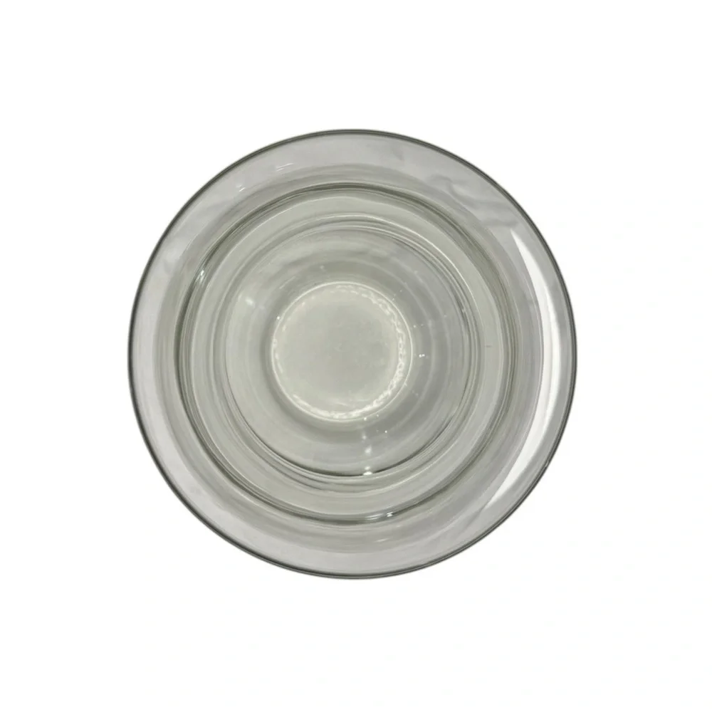 8x4” Smooth Glass Flower Vase Clear